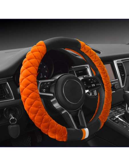 Funda de Volante Universal Cxtiy de Piel Esponjosa 38cm