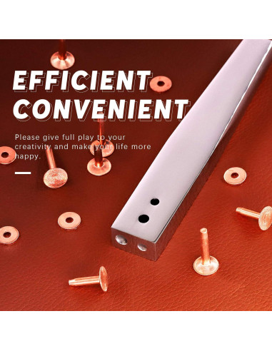 Kit de Remaches y Arandelas de Cobre 38 Piezas Swpeet