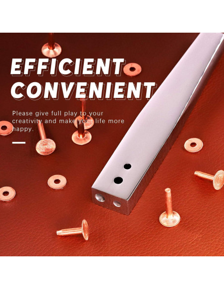 Kit de Remaches y Arandelas de Cobre 38 Piezas Swpeet