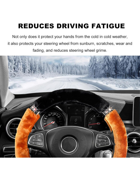 Cubierta de Volante Fluffy DXNQ 38 cm Naranja con Brillo