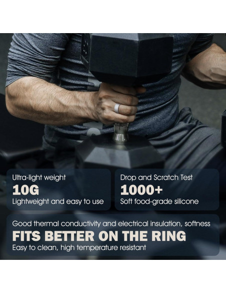 Funda Protectora de Silicona Seltureone para Oura Ring Gen 3/4