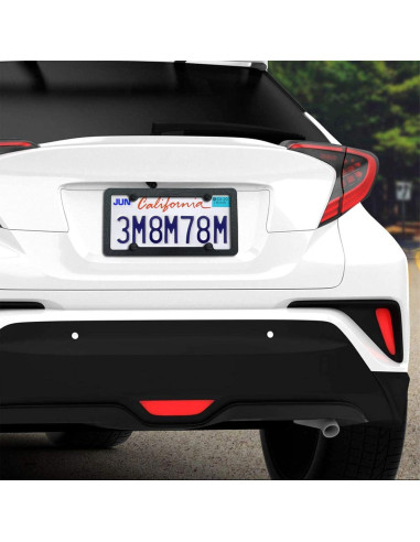 Marco de Placa de Licencia de Silicona FBJTDQ - Topografía 2 Pzas