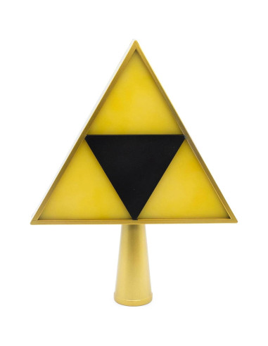 Adorno de Punta de Árbol La Leyenda de Zelda Triforce LED 17.78 cm