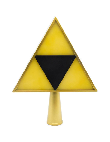Adorno de Punta de Árbol La Leyenda de Zelda Triforce LED 17.78 cm