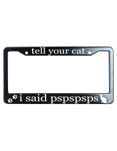 Marco de Matrícula URCustomPro Negro Mate 30.48x15.24 cm