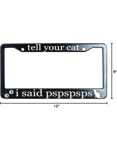 Marco de Matrícula URCustomPro Negro Mate 30.48x15.24 cm 2