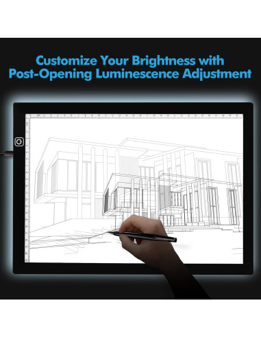 Almohadilla de Luz LED A4 Dorhui con Herramientas de Vinilo