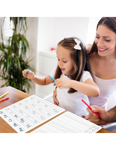 24 Piezas Cartón Práctica Escritura Doble Cara Naozinebi 30x22cm