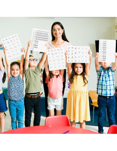 24 Piezas Cartón Práctica Escritura Doble Cara Naozinebi 30x22cm