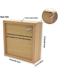 Caja de Música Legend of Zelda - Luz Nocturna LED Táctil 6x6 2