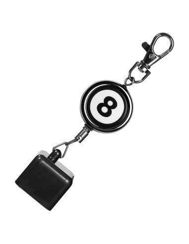 Soporte de Tiza de Billar Retráctil SynHHergyx 12-56cm Negro