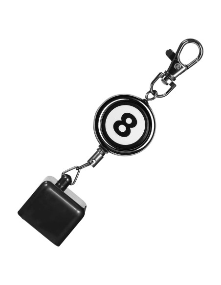 Soporte de Tiza de Billar Retráctil SynHHergyx 12-56cm Negro