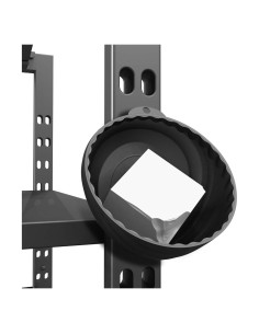 Contenedor de Tiza de Gimnasio HAIRUNFU Negro Magnético 0.45 kg