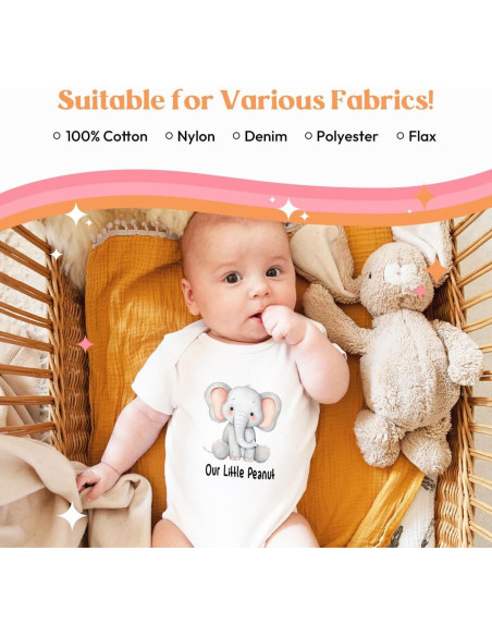 Transferencias DTF Kaciola 30 Hojas Animales Bebé 7.62-15.24 cm