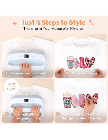 Transferencias DTF Kaciola 30 Hojas Animales Bebé 7.62-15.24 cm