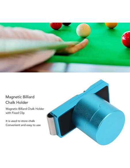 Soporte de Tiza Magnético Fayelume para Billar y Snooker Soporte de Tiza Magnético Fayelume para Billar y Snooker