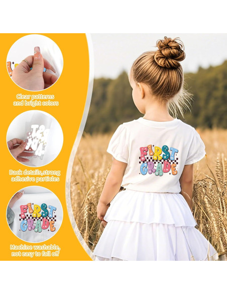 Transferencias de Planchar DTF CRASHOT 24 Piezas Regreso a Clases