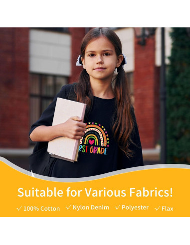 Transferencias de Planchar DTF CRASHOT 24 Piezas Regreso a Clases