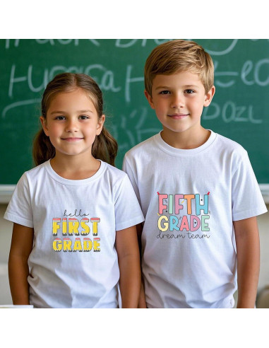 Transferencias de Planchar DTF CRASHOT 24 Piezas Regreso a Clases