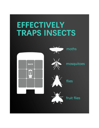 20 Tarjetas Adhesivas Repuesto Dynatrap DT3007 Trampa Insectos