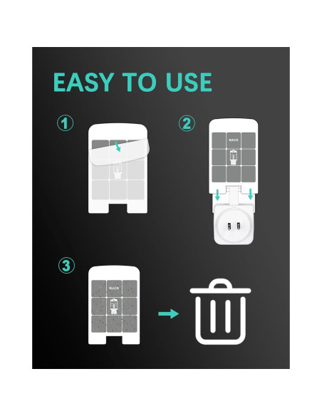 20 Tarjetas Adhesivas Repuesto Dynatrap DT3007 Trampa Insectos