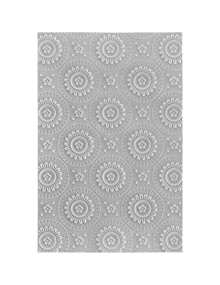 Carpeta de Embossing 3D Spellbinders Mandala Blooms 14x22 cm Carpeta de Embossing 3D Spellbinders Mandala Blooms 14x22 cm
