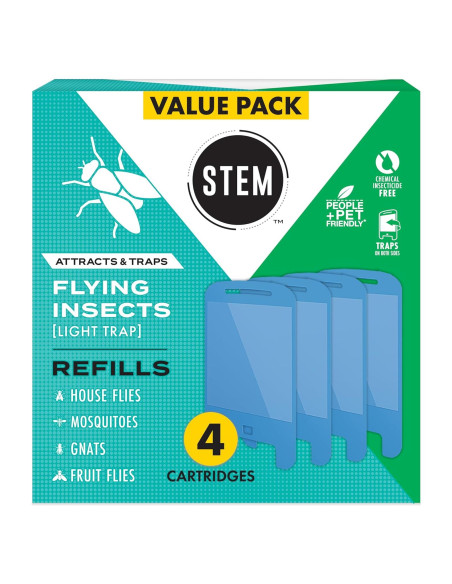 Cartuchos de recarga STEM para trampa de luz - 4 unidades Cartuchos de recarga STEM para trampa de luz - 4 unidades