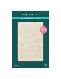 Carpeta de Embossing 3D Evergreen Spellbinders 14x22 cm