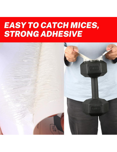 Trampas para Ratones Adhesivas EZ_FAB 10PC Ecológicas 220g