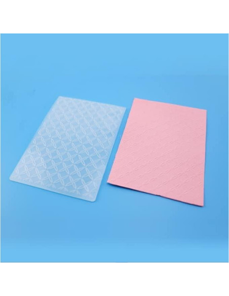 Carpeta de Relieve Plástico WooYangFun 20x12.5cm para Scrapbooking