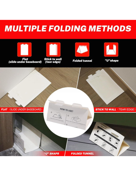 Trampas para Ratones Adhesivas EZ_FAB 10PC Ecológicas 220g