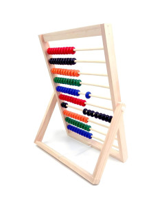 Ábaco de Madera MAGIKON para Aprender Matemáticas 10 Filas 2