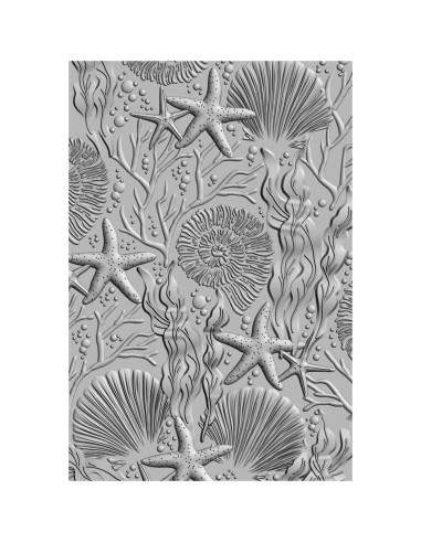Carpeta de Embossing 3D Sizzix Bajo el Mar Kath Breen 15.9x10.8cm