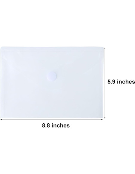 Bolsas de Plástico Transparentes YESSART 14.9x22.2cm 20 Paquete