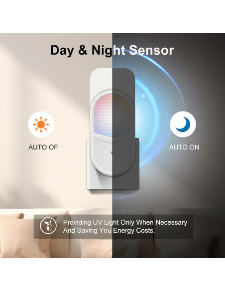 Trampa de Insectos Voladores ZAYMAN FT-60 con Luz Nocturna RGB