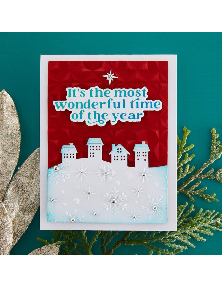 Carpeta de Embossing 3D Simon Hurley Geo Quilt 14x22 cm Carpeta de Embossing 3D Simon Hurley Geo Quilt 14x22 cm