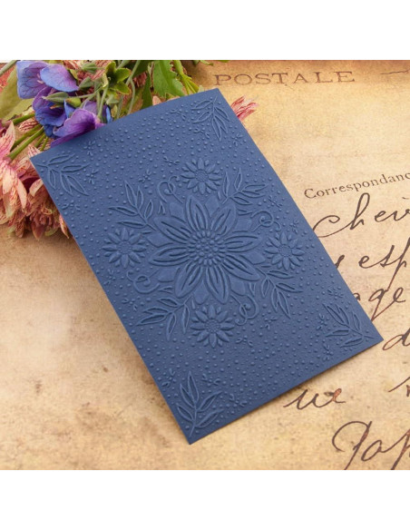 9 Carpetas de Embossing Plástico QSZKeer 10.5x14.8cm para DIY