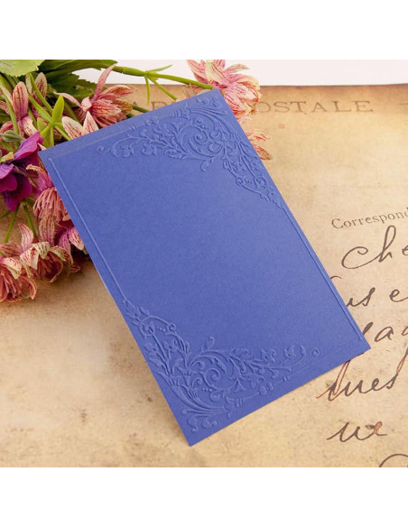 9 Carpetas de Embossing Plástico QSZKeer 10.5x14.8cm para DIY