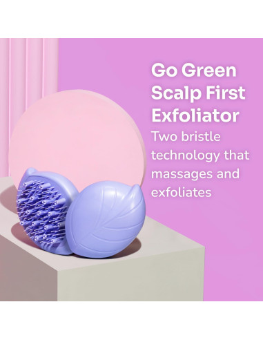 Exfoliador de cuero cabelludo Wet Brush Go Green con aceite de lavanda
