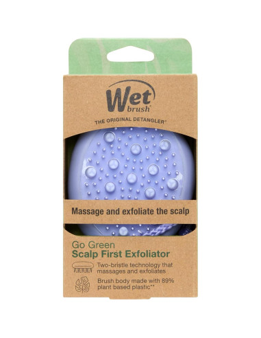 Exfoliador de cuero cabelludo Wet Brush Go Green con aceite de lavanda