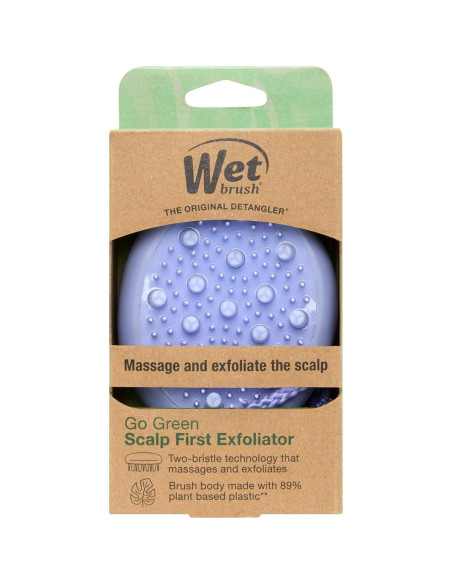 Exfoliador de cuero cabelludo Wet Brush Go Green con aceite de lavanda