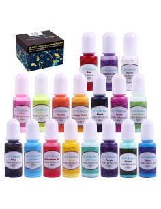Pigmento Epoxy LET'S RESINA 18 Colores 0.35oz para Joyería
