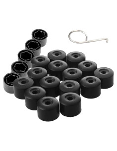 20 Tapas de Tuerca de Rueda Ferianl 17mm para VW Jetta Passat