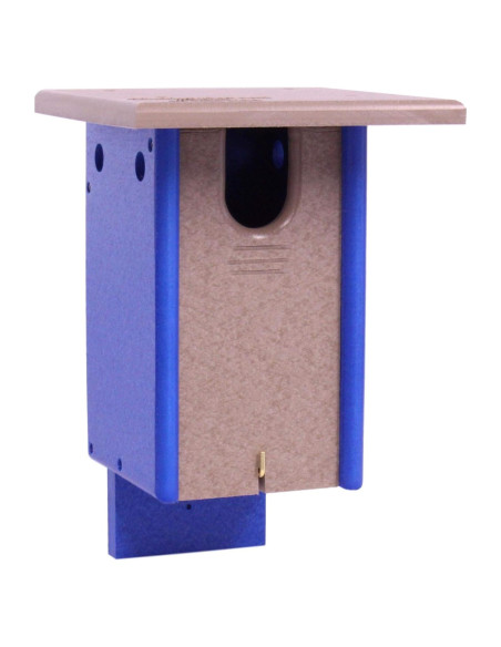 Casa para Pájaros Bluebird AmishToyBox, Madera Reciclada 17.78x17.78x27.94cm