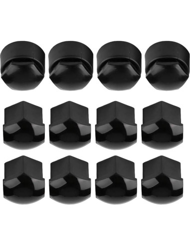 Cubiertas de Tuerca de Rueda Senyar 20pcs 17mm Anti-Robo Negro