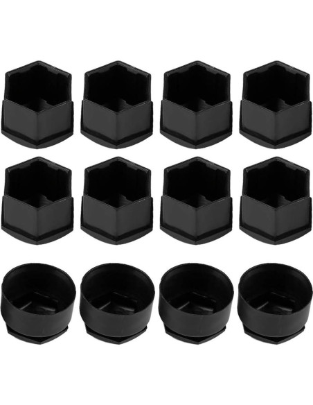 Cubiertas de Tuerca de Rueda Senyar 20pcs 17mm Anti-Robo Negro