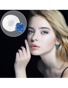 Molde de Silicona para Resina Flor PAGOW 5 Piezas DIY 2