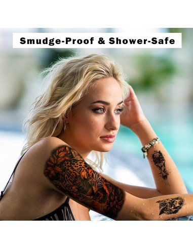 77 Tatuajes Temporales Metuu - Animales del Bosque Realistas