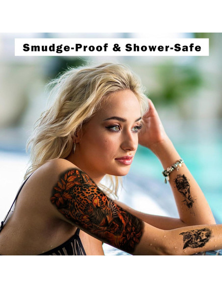 77 Tatuajes Temporales Metuu - Animales del Bosque Realistas