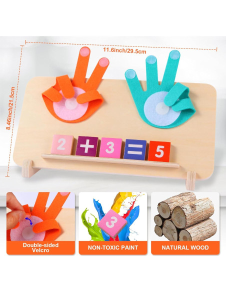 Juguetes Montessori BSADIY para Niños 3-5 Años - Matemáticas